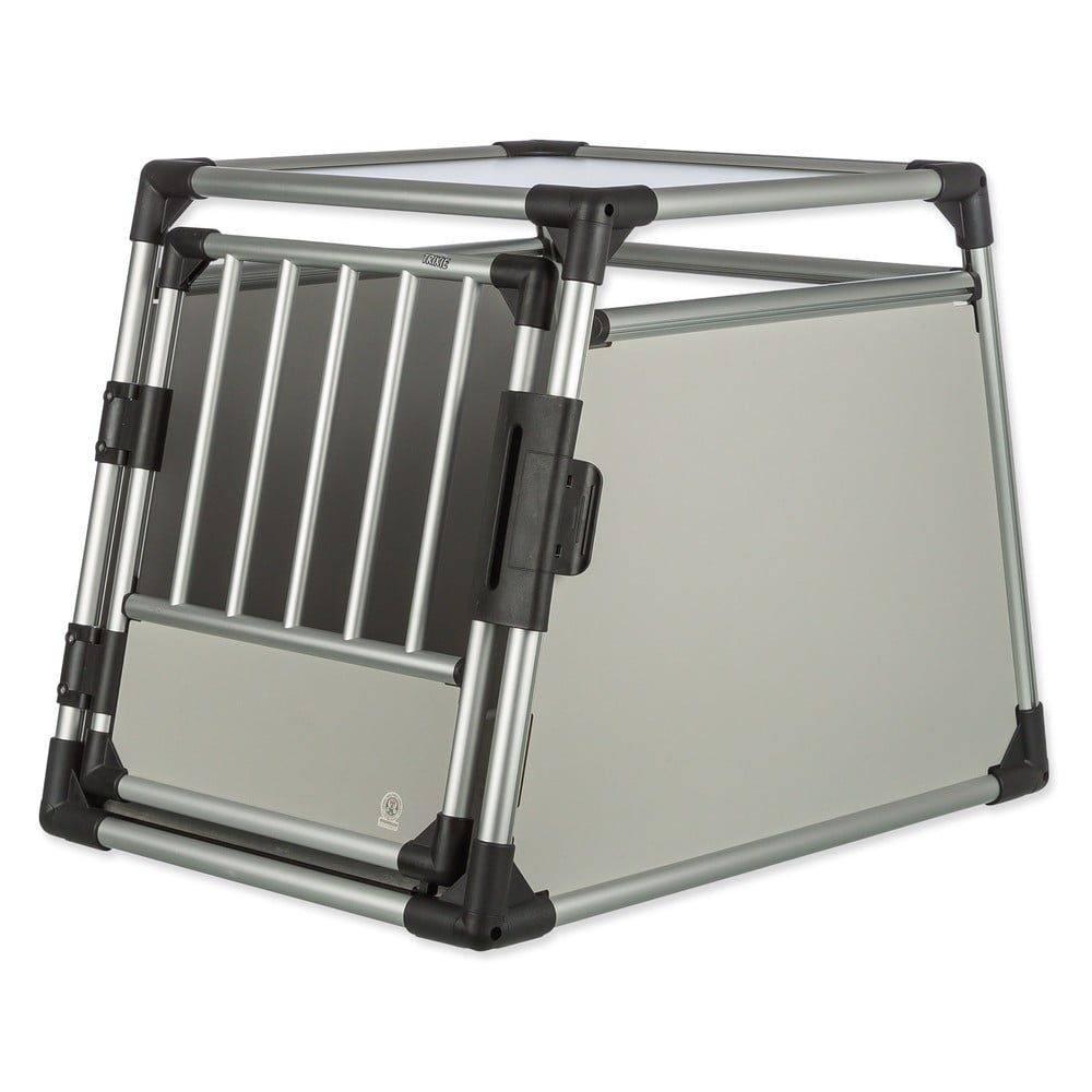 Ezüstszínű állathordozó 65x63 cm Trixie M-L – Plaček Pet Products