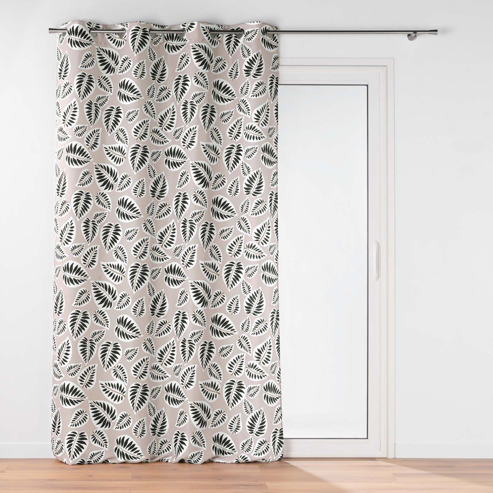 Fekete-bézs függöny 140x260 cm Alma – douceur d'intérieur