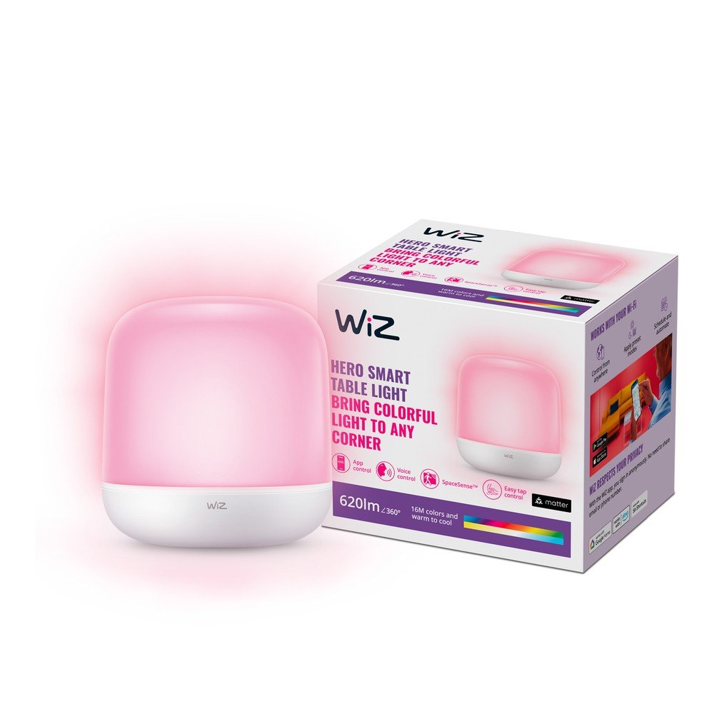 LED okos asztali lámpa 9 W Hero – WiZ