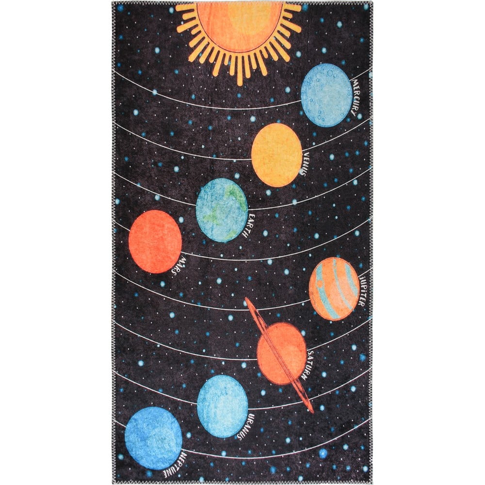 Mosható gyerek játszószőnyeg 120x180 cm Solar System – Vitaus