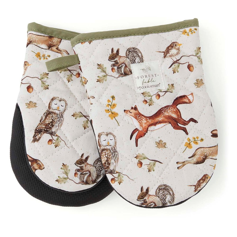 Pamut edényfogó kesztyű szett 2 db-os Forest Fable – Cooksmart ®