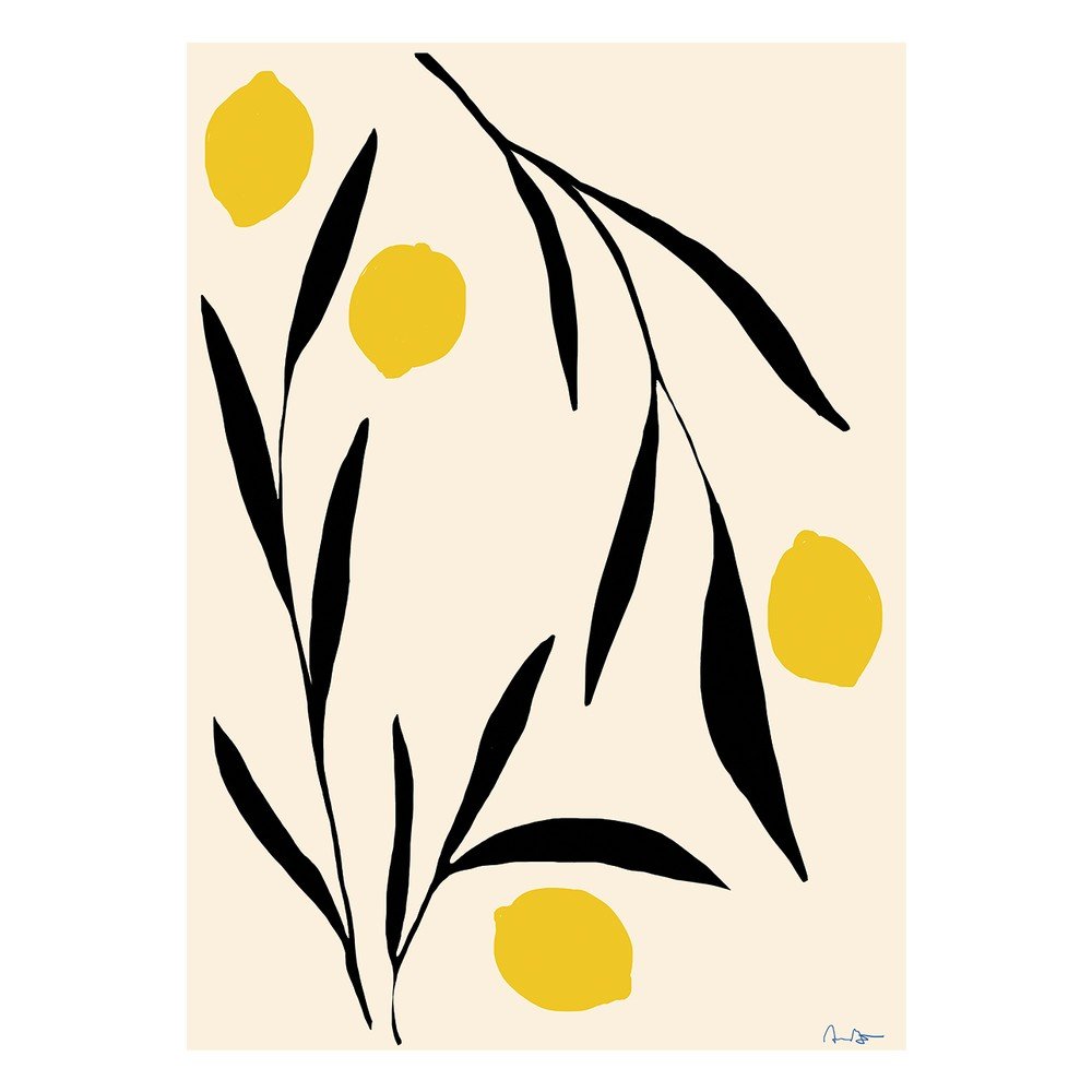 Poszter 30x40 cm Lemon – The Poster Club