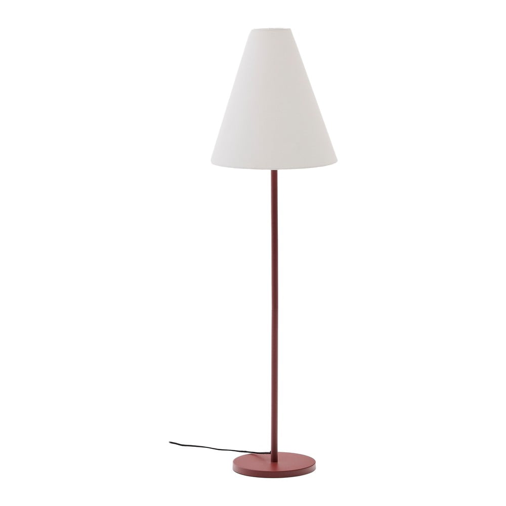 Terrakotta színű állólámpa textil búrával (magasság 153 cm) Navat – Kave Home