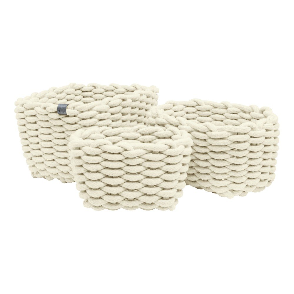 Textil tárolókosár szett 3 db-os 30x25x19 cm Tom Tailor – Wenko