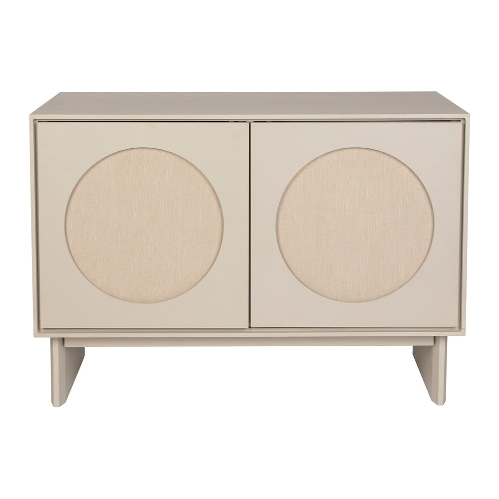 Világosszürke akácfa komód 100x70x45 cm Twin – Zuiver