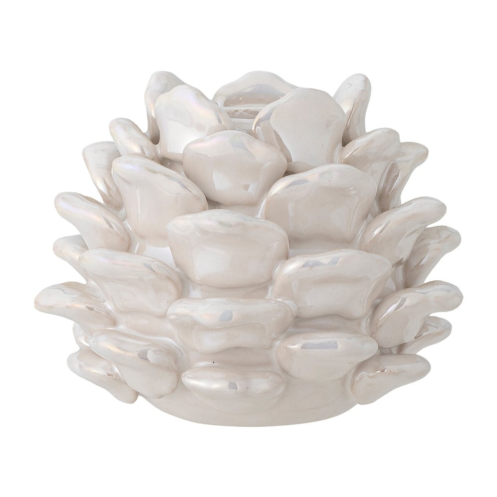 Agyagkerámia gyertyatartó Pine – Bloomingville