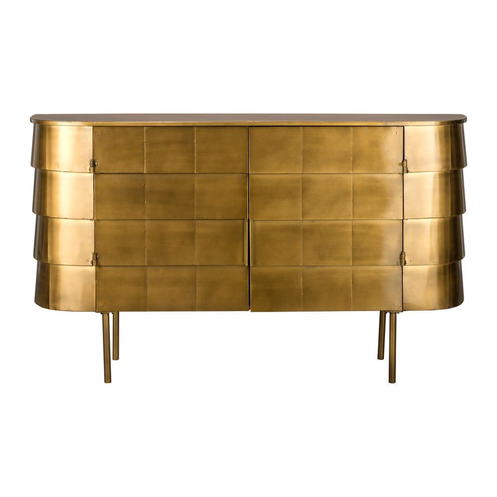 Aranyszínű fém komód 117x70x26 cm Hanna – Dutchbone