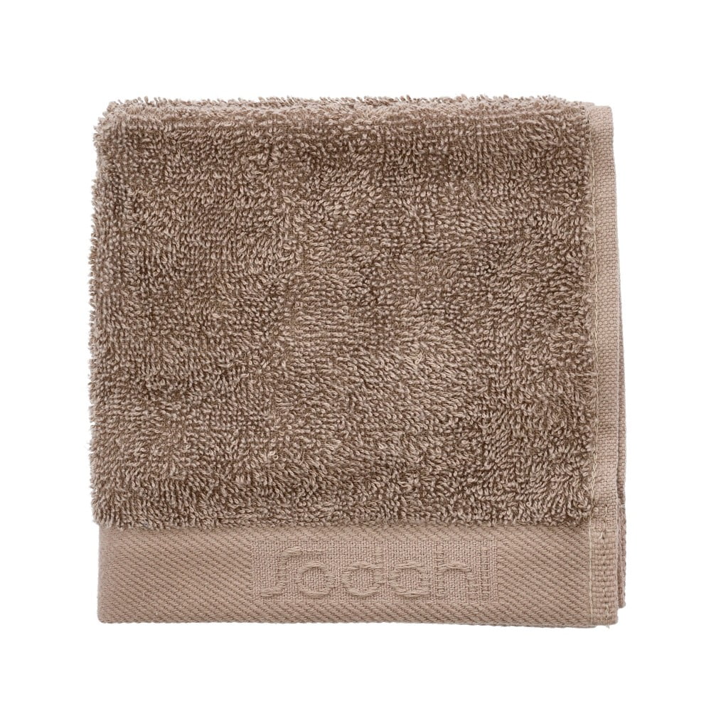 Barna frottír pamut törölköző 30x30 cm Comfort – Södahl