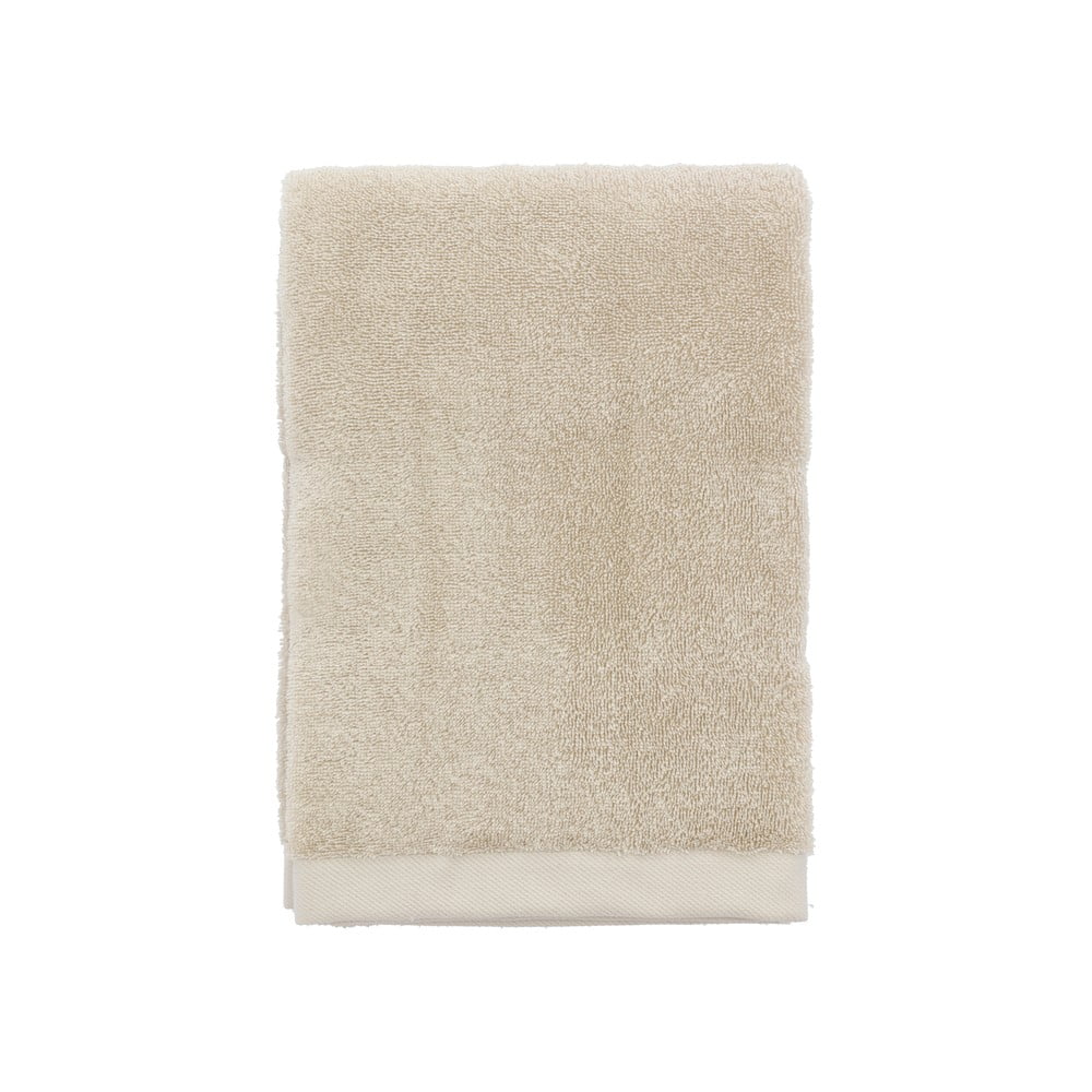 Bézs frottír pamut fürdőlepedő 70x140 cm Comfort – Södahl