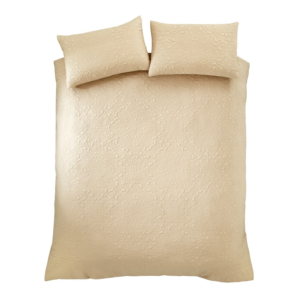 Bézs kétszemélyes ágyneműhuzat 200x200 cm Casablanca Pinsonic – Pineapple Elephant