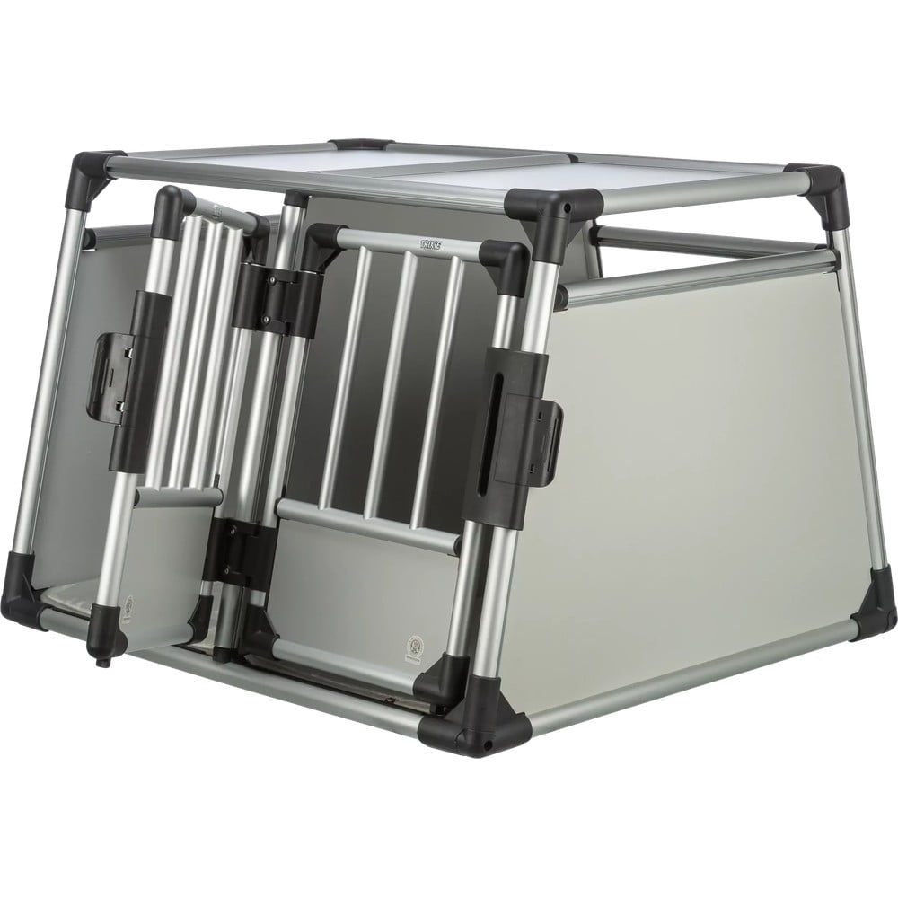 Ezüstszínű állathordozó 69x95 cm Trixie M-L – Plaček Pet Products