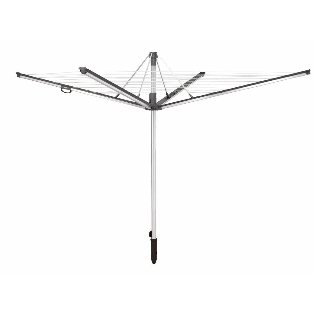 Ezüstszínű kerti ruhaszárító 50 m Linomatic 500 Plus – LEIFHEIT