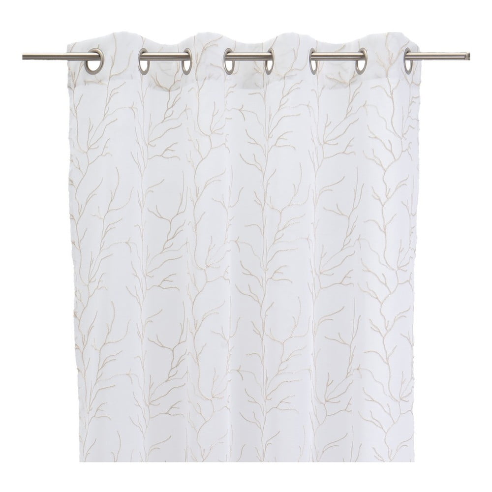 Fehér-bézs fényáteresztő függöny 140x260 cm Coral – Casa Selección