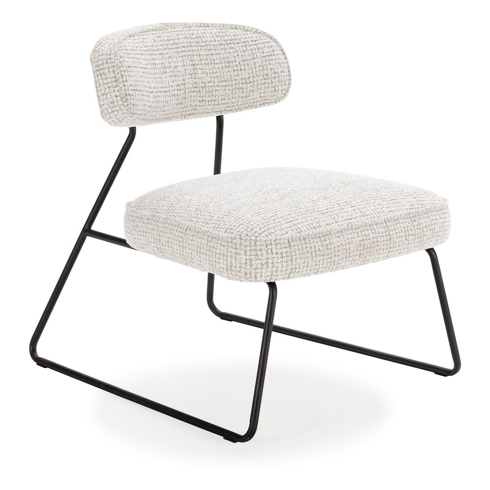 Fehér-bézs fotel Elon – Marckeric