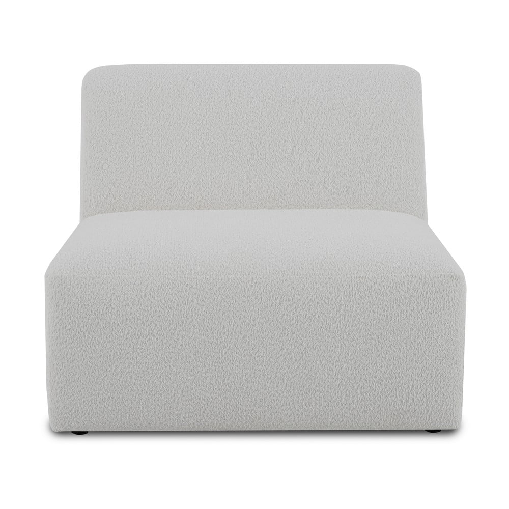 Fehér buklé kanapé modul (középső rész) Roxy – Scandic