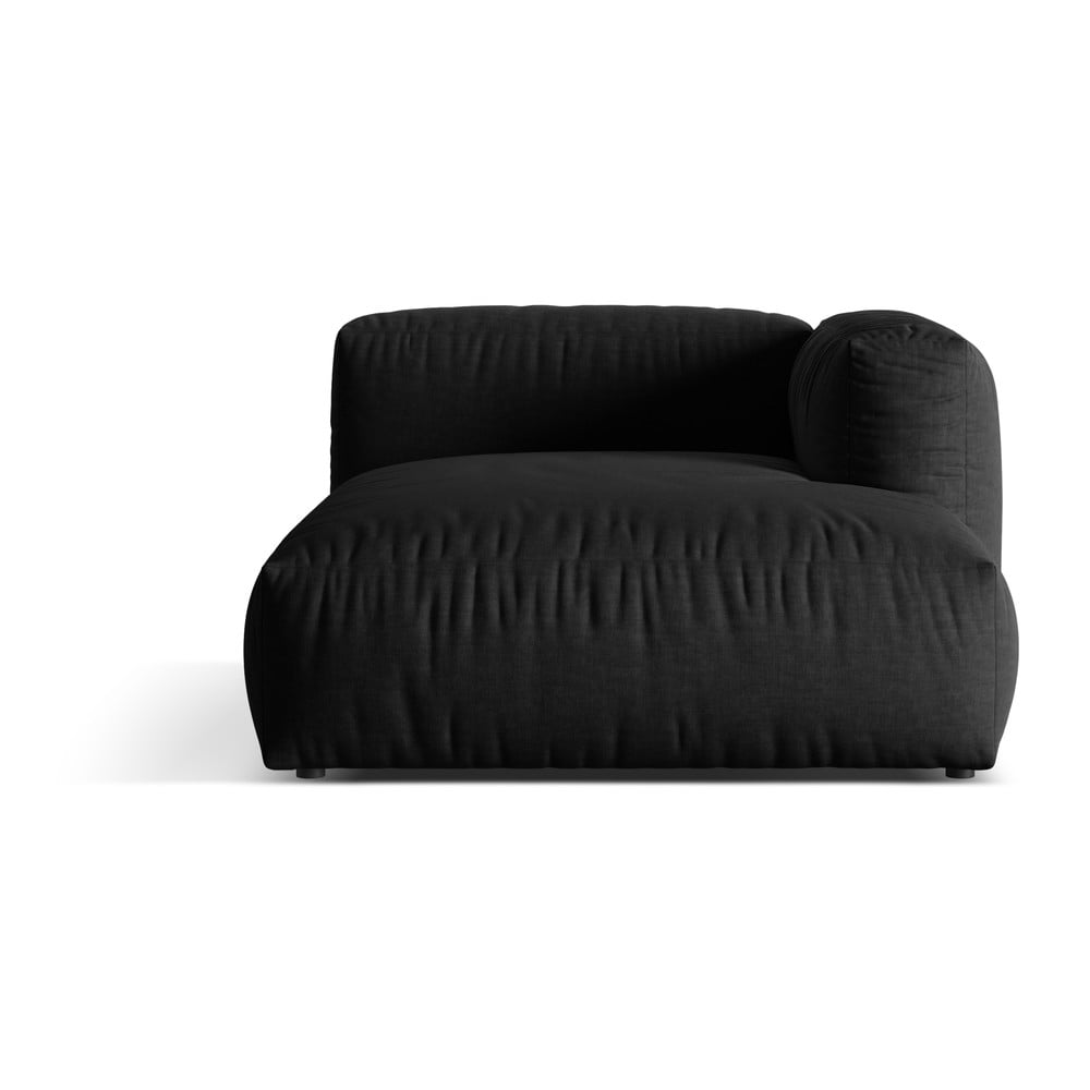 Fekete kanapé modul (jobb oldali) Martina – Micadoni Home