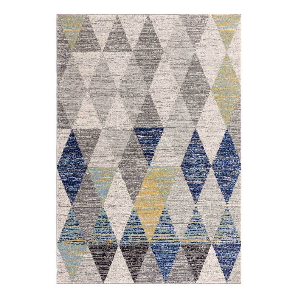 Kék szőnyeg 200x290 cm Muse Harlequin Blue – Asiatic Carpets