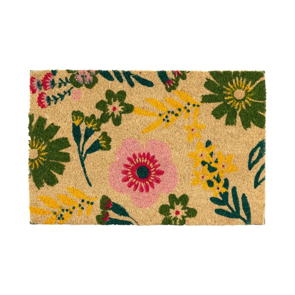 Kókuszrost lábtörlő 40x60 cm Flora – Casa Selección