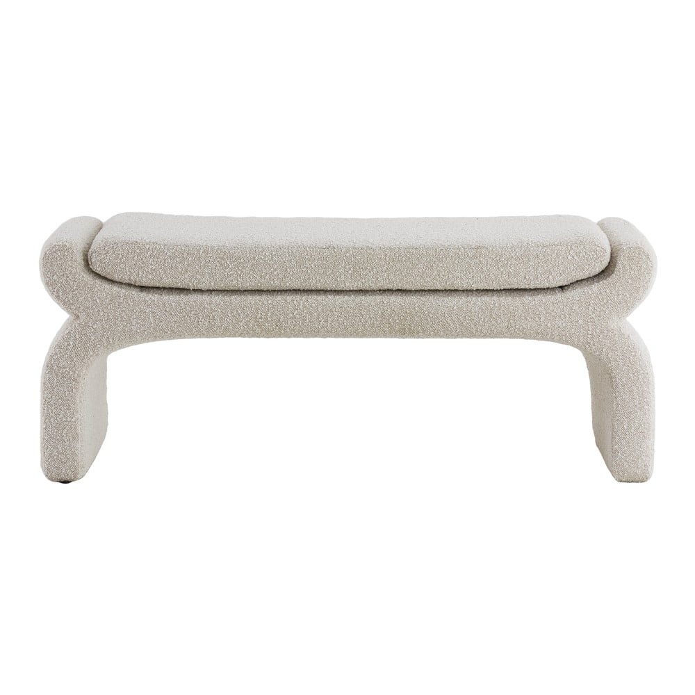 Krémszínű buklé pad Nafya – Light & Living