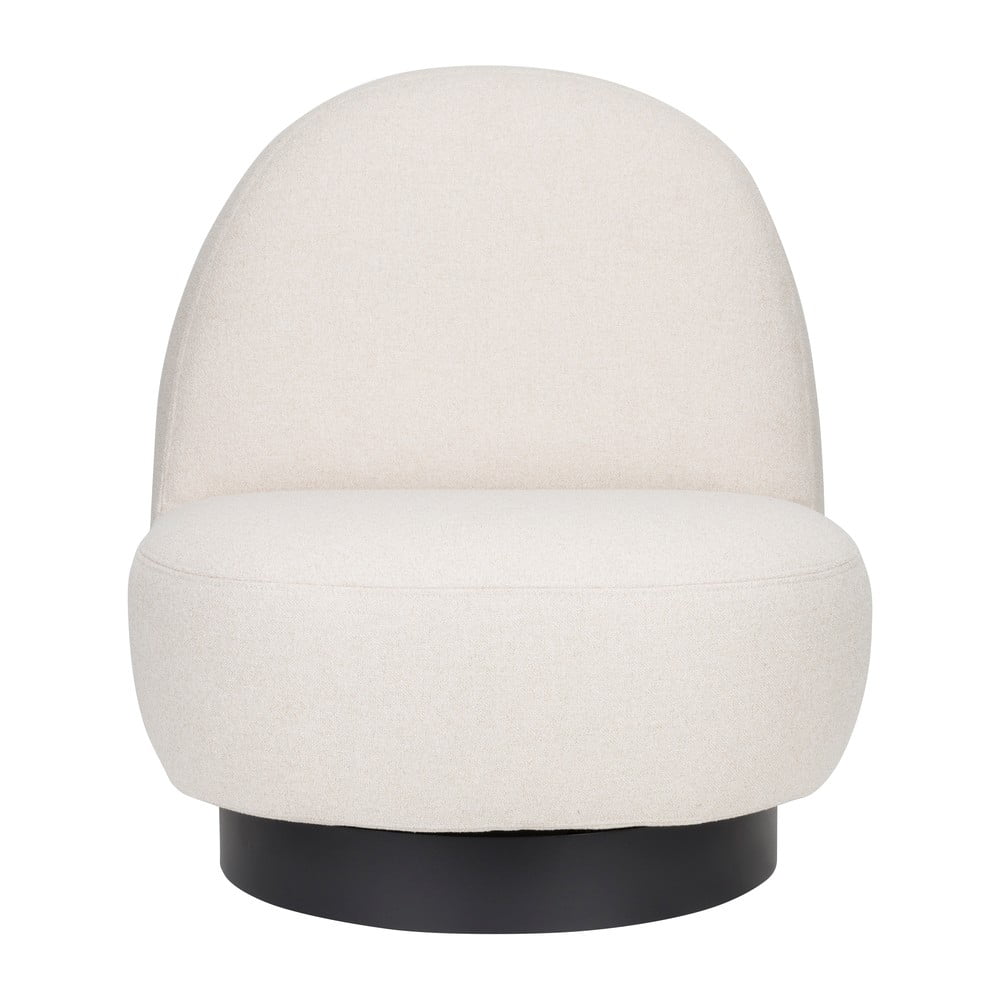 Krémszínű forgó fotel Eden – Zuiver