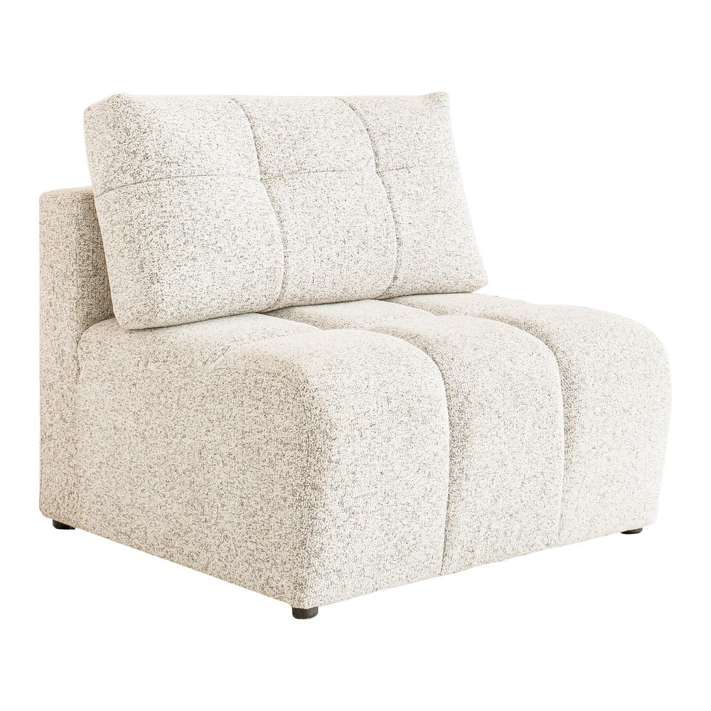 Krémszínű kanapé modul Lulu – Miuform