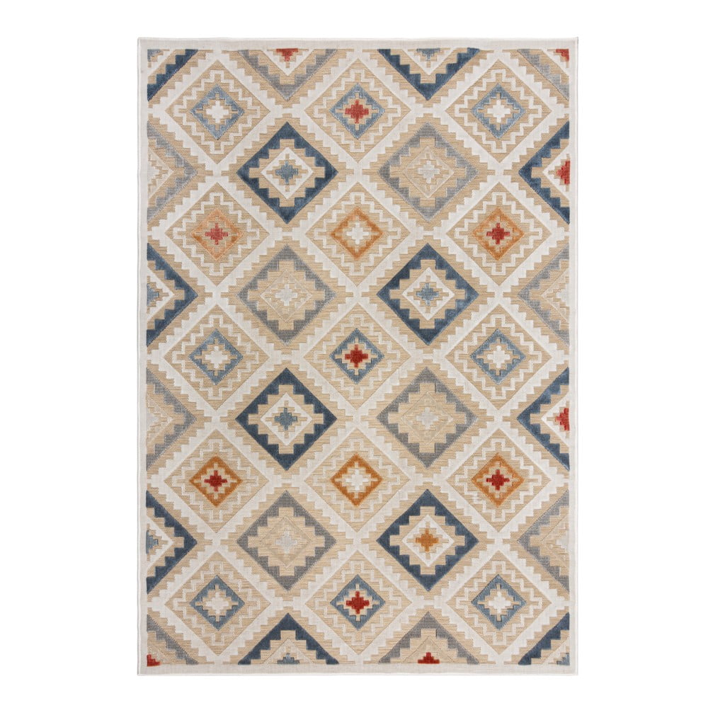 Krémszínű kültéri-beltéri szőnyeg 200x290 cm Zion Natural – Flair Rugs