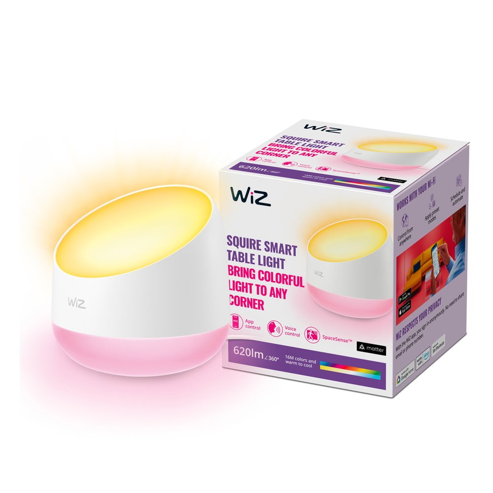 LED okos asztali lámpa 9 W Squire – WiZ