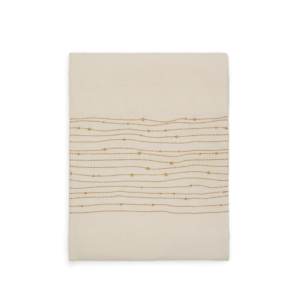 Lenkeverék asztalterítő 150x250 cm Flia – Kave Home