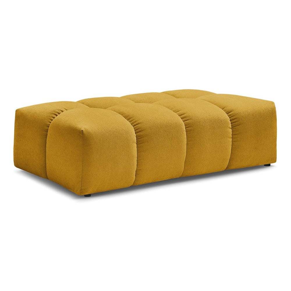 Mustársárga buklé lábtartó Everest – Bobochic Paris