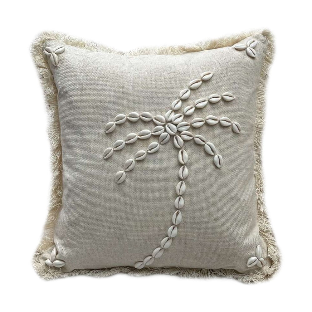 Pamut párnahuzat 43x43 cm Seashells – Mioli Decor