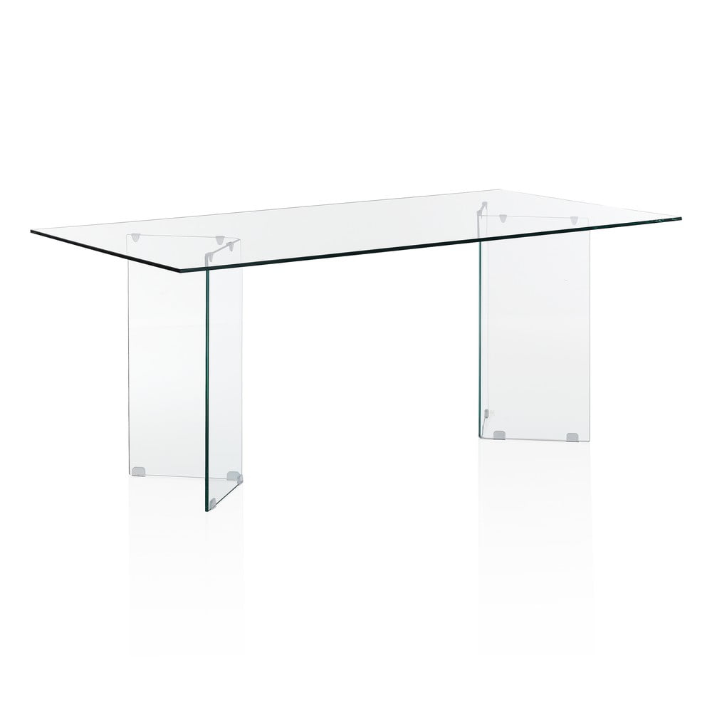 Üveg étkezőasztal 90x180 cm Kaya – Tomasucci
