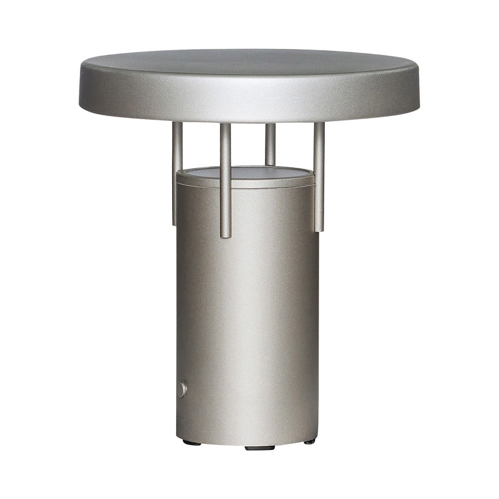 Világosszürke LED dimmelhető asztali lámpa (magasság 20 cm) BringMe – Hübsch