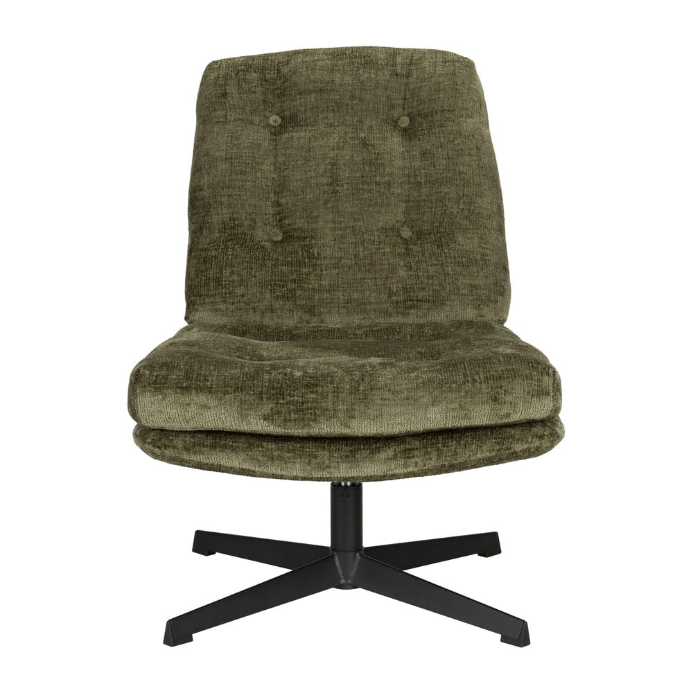 Zöld forgó fotel Kai – White Label