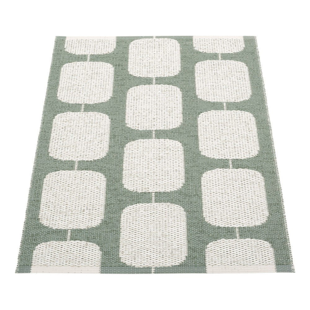 Zöld-krémszínű kültéri-beltéri szőnyeg 70x100 cm Sten Army – Pappelina