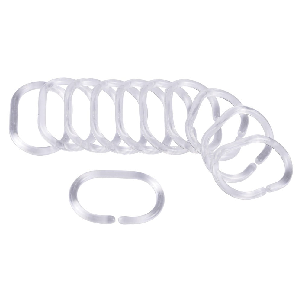 Zuhanyfüggöny akasztó szett 12 db-os 4 cm Vitamine – douceur d'intérieur