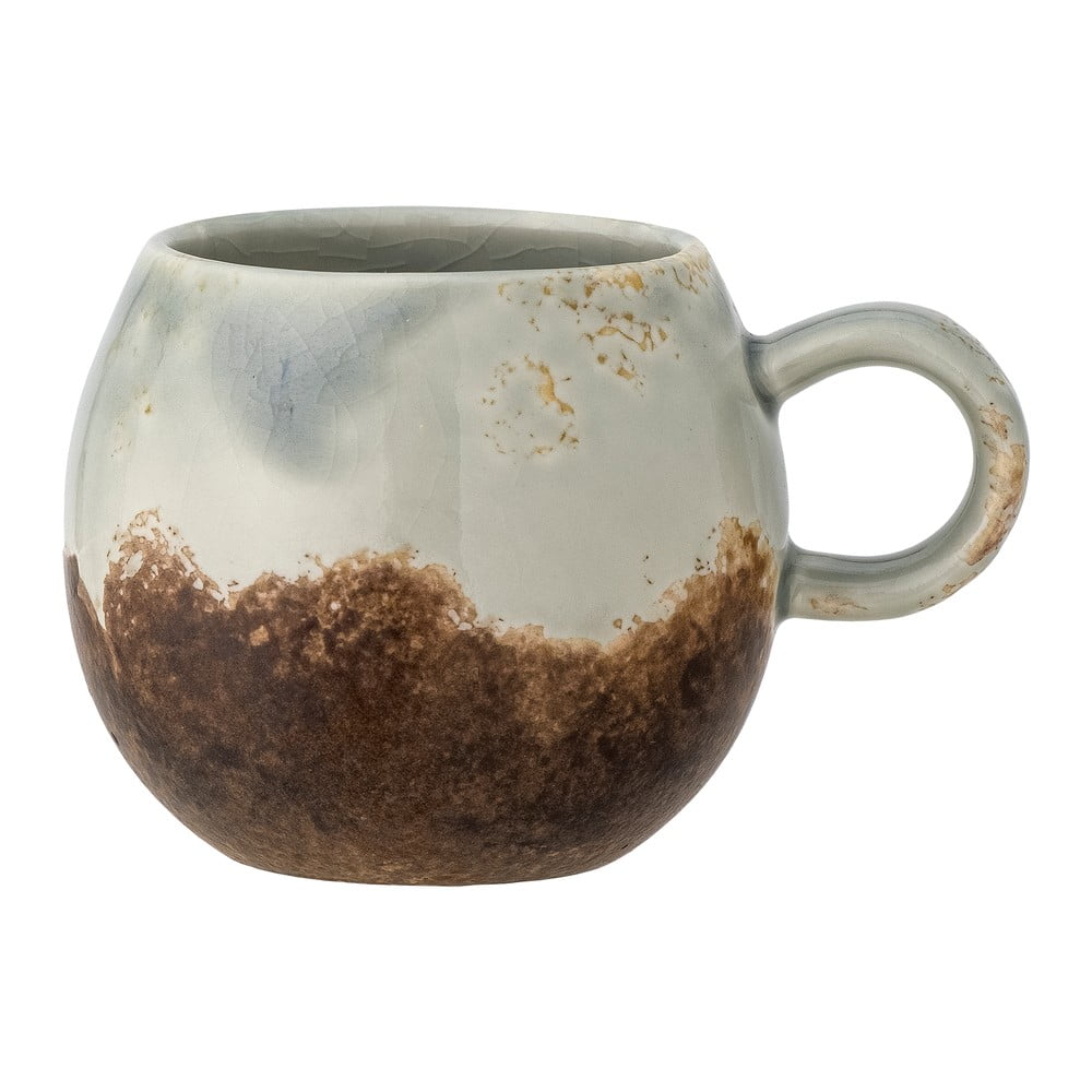 Barna-krémszínű agyagkerámia bögre 280 ml Paula – Bloomingville