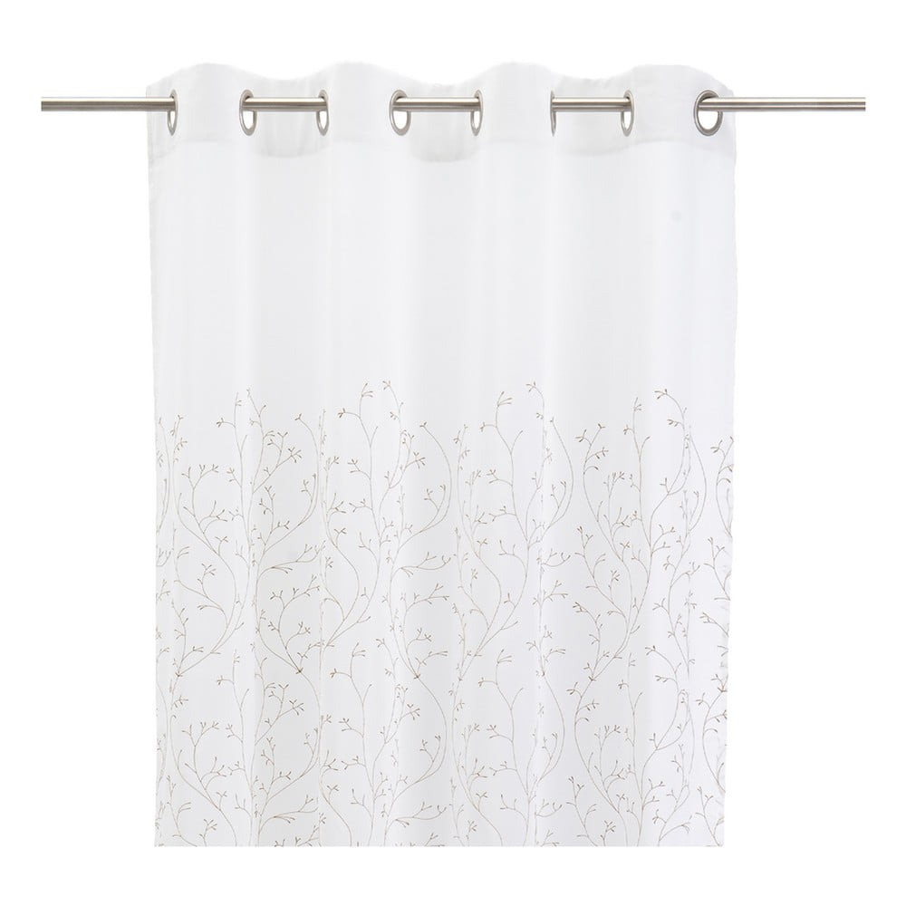 Fehér-bézs fényáteresztő függöny 140x260 cm Grow – Casa Selección