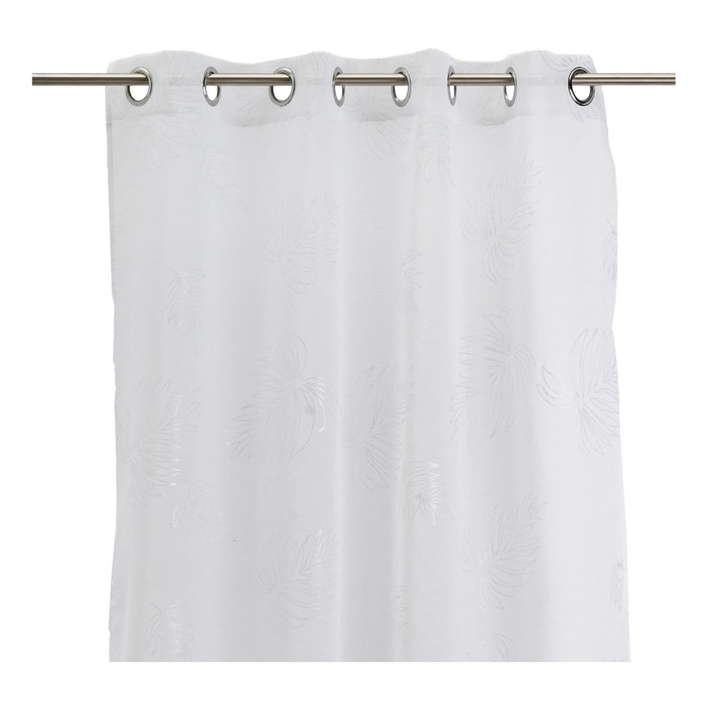 Fehér-ezüstszínű fényáteresztő függöny 140x260 cm Gledit – Casa Selección