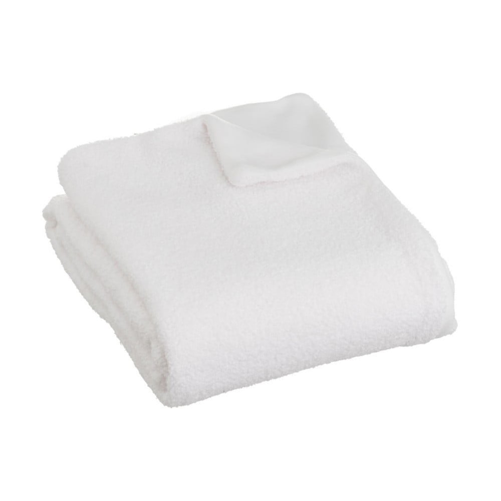 Fehér sherpa takaró 130x160 cm Sherpa Bouclé – Casa Selección