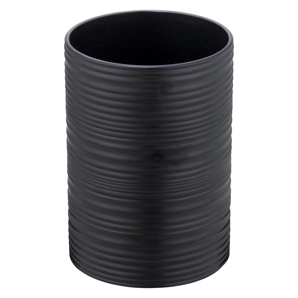 Fekete műanyag fogkefetartó pohár Lyon – Allstar