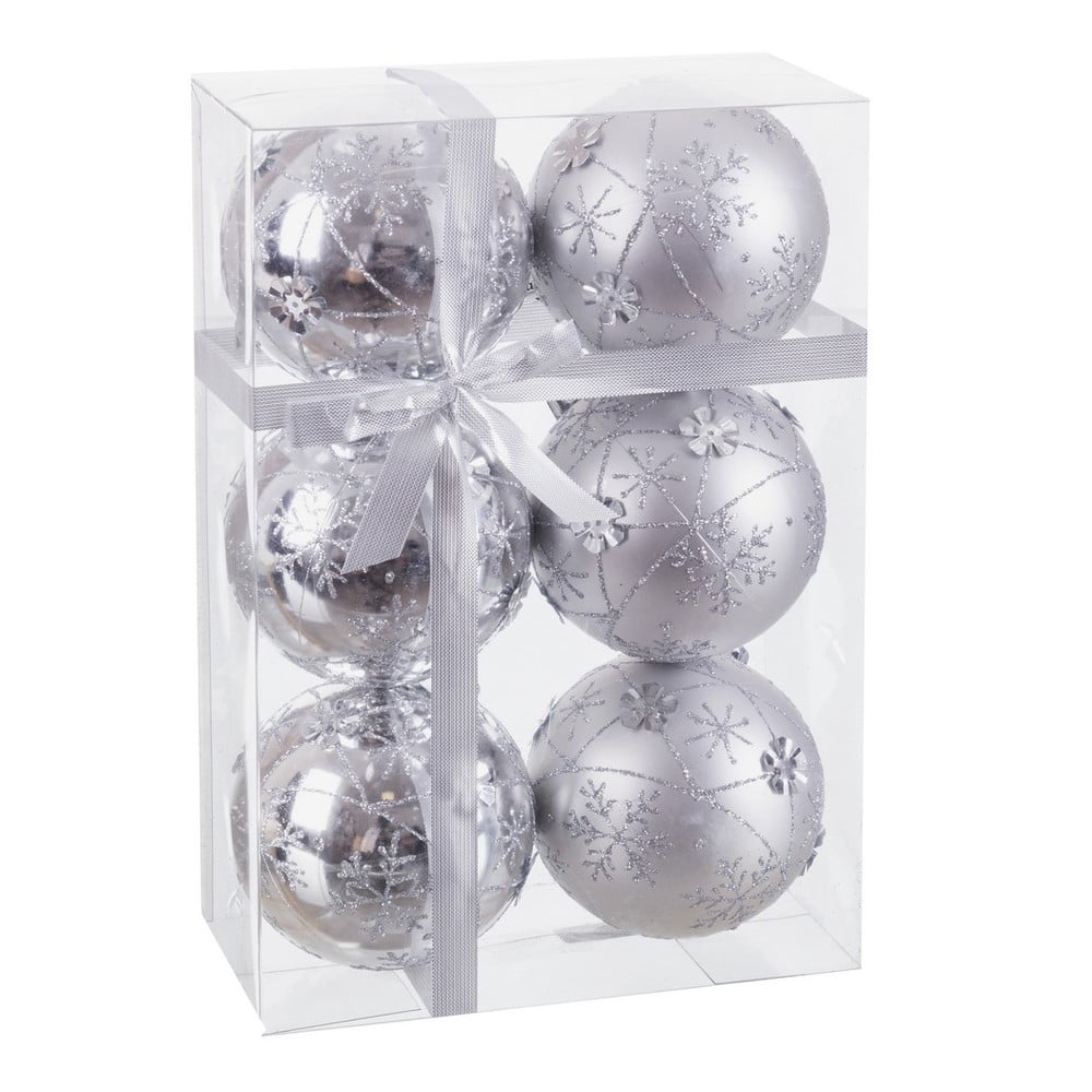 Karácsonyfadísz készlet 6 db-os ø 7 cm – Casa Selección