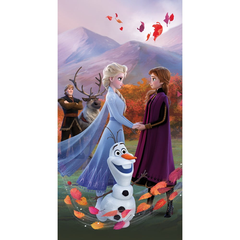 Pamut gyerek fürdőlepedő 70x140 cm Frozen "Wind" – Jerry Fabrics