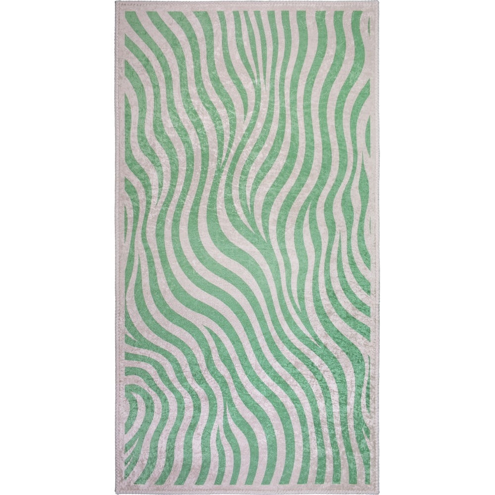 Zöld mosható szőnyeg 120x180 cm Green Zebra – Vitaus