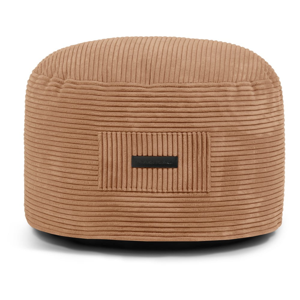 Barna kordbársony puff Om 60 – SLOWDOWN