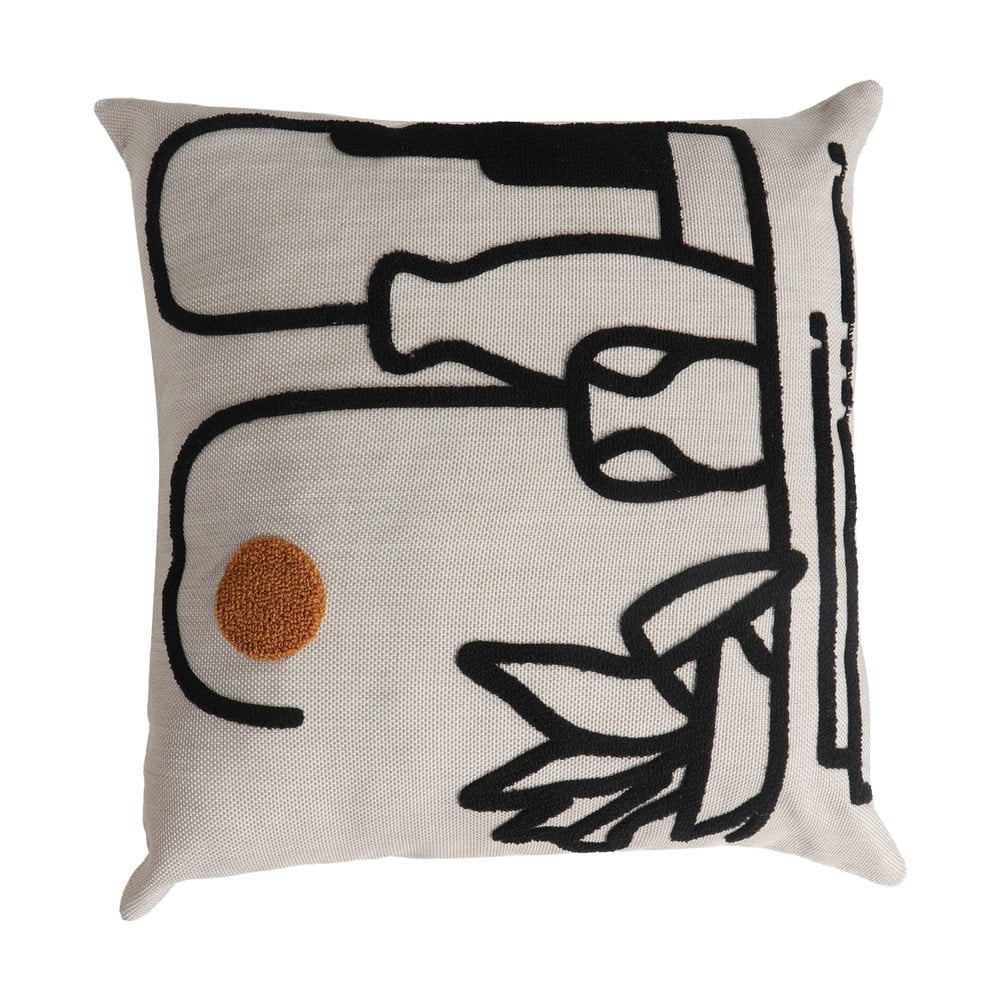 Len díszpárna 43x43 cm Winter Sun – Mioli Decor