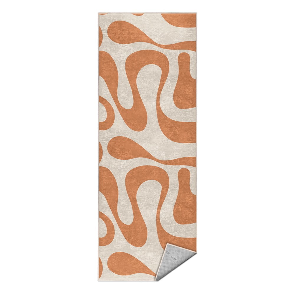 Narancssárga mosható futószőnyeg 60x230 cm Caramel Latte – Mila Home