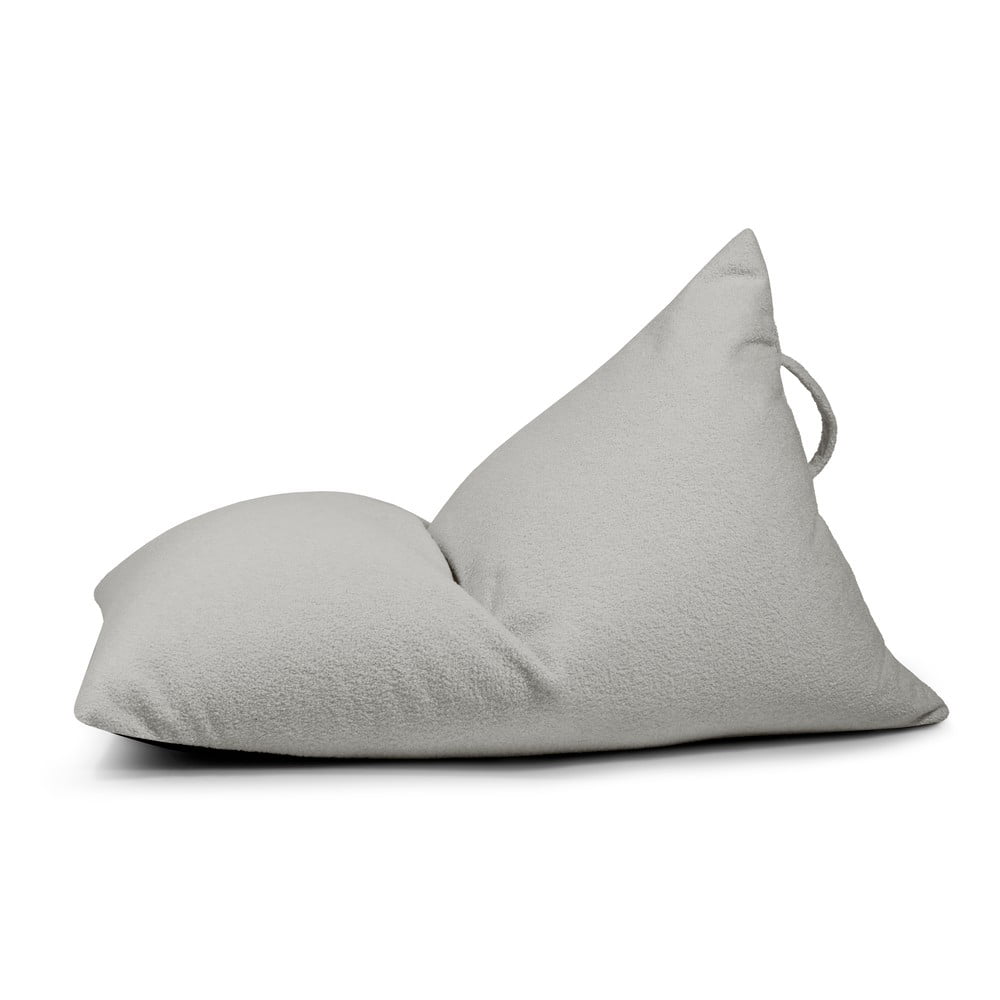 Világosszürke buklé gyerek babzsákfotel Razzy – SLOWDOWN