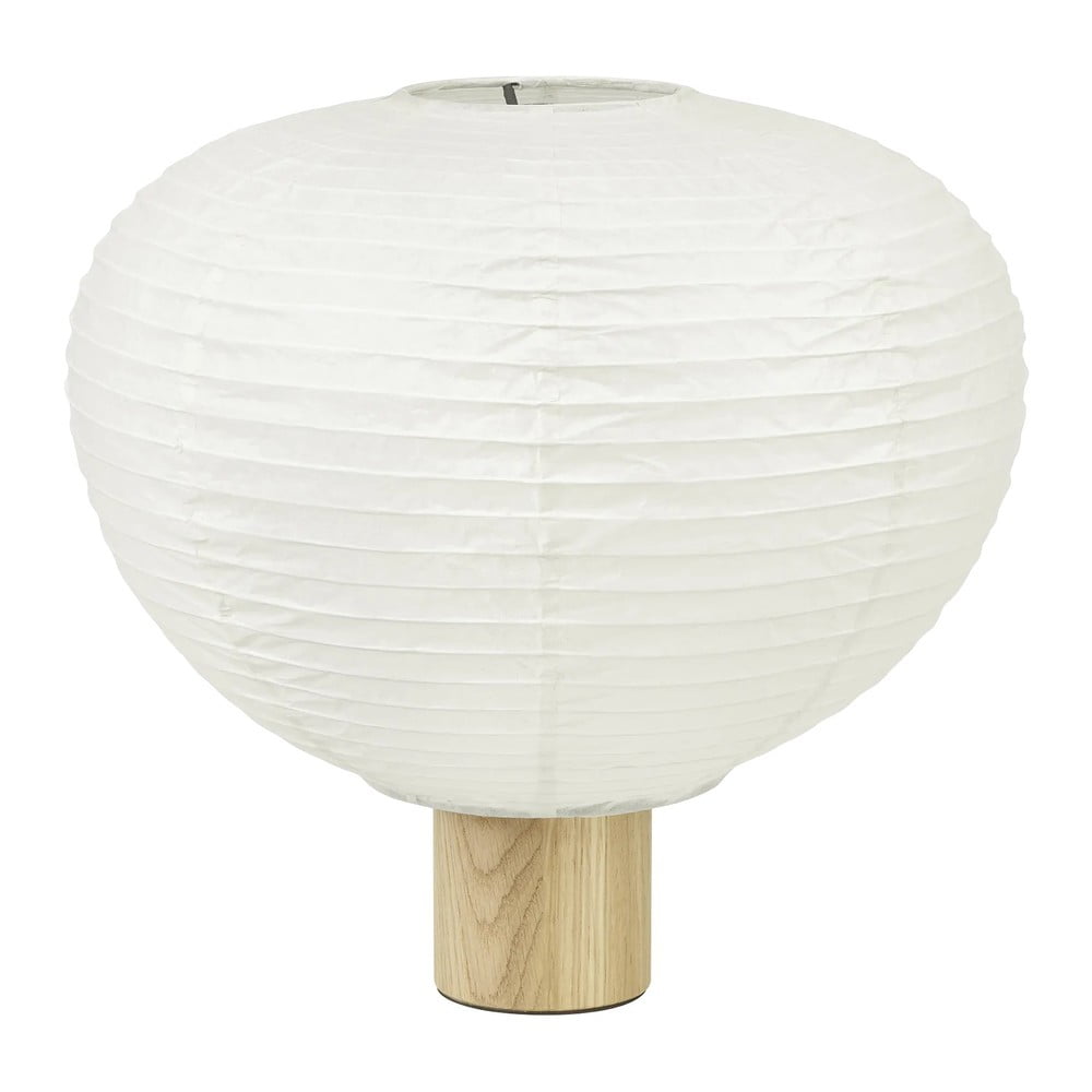 Fehér asztali lámpa papír búrával (magasság 32 cm) Kami – Blomus
