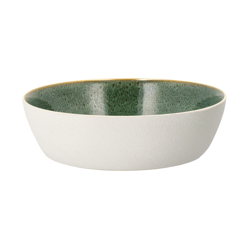 Fehér-zöld kőedény tálka 850 ml Gastro White/Green – Bitz