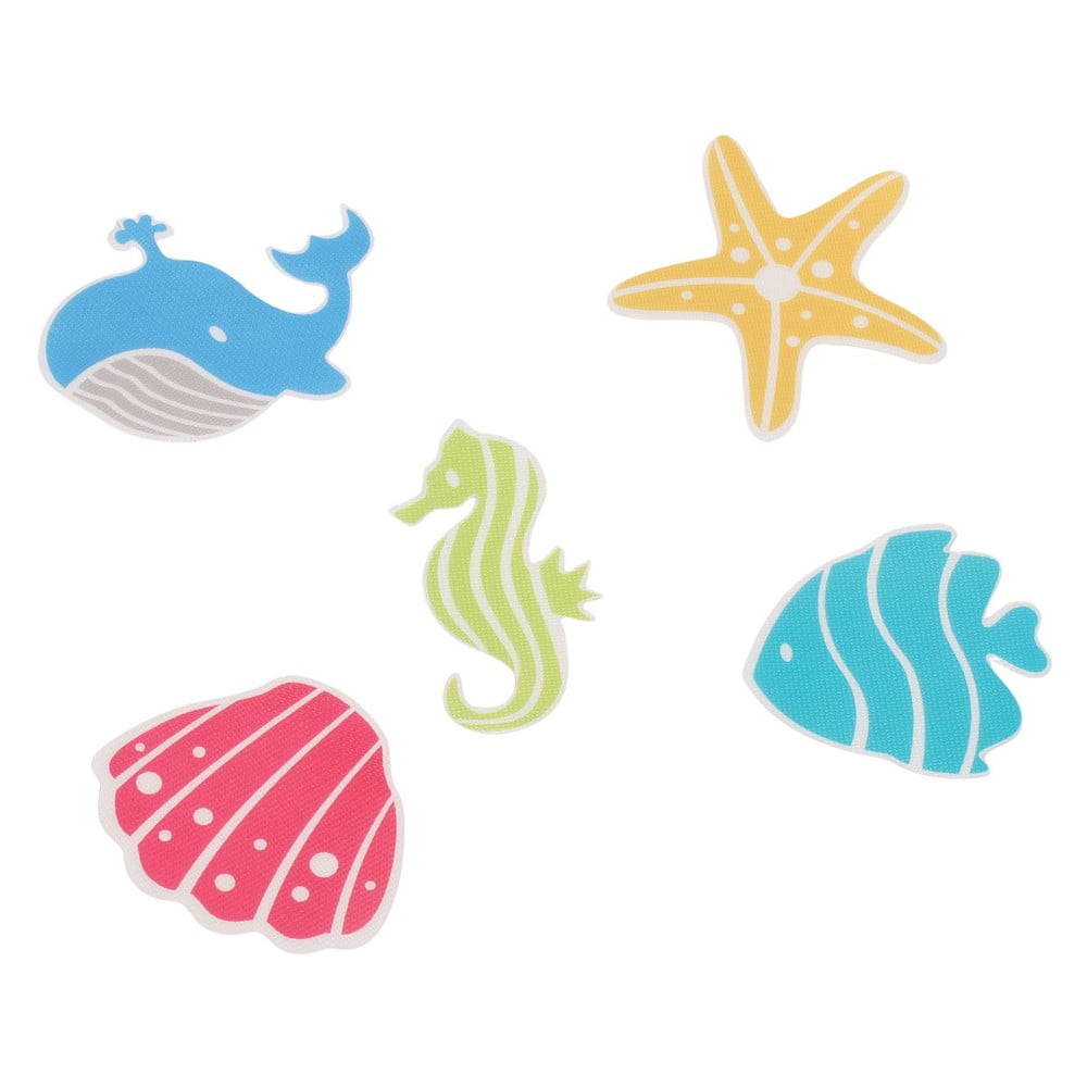 Gyerek csúszásgátló alátét szett fürdőkádba 5 db-os 12x12 cm Waterworld – Spirella